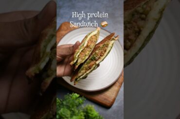 Easy high protein aloo sandwich | High protein breakfast recipe #youtubeshort #trendingshort