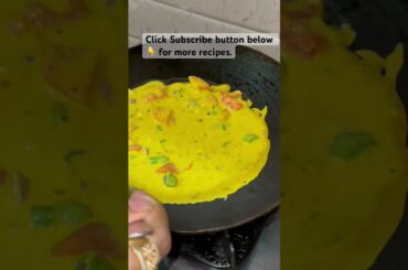 Besan Chilla Recipe: Healthy And Tasty Breakfast | #cookingshorts#youtubeshorts #besanchilla