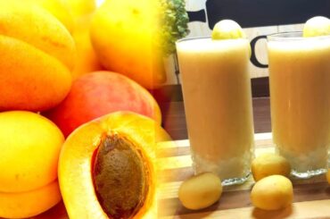 Fresh apricot juice recipe || apricot juice recipe || healthy apricot juice recipe