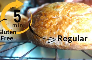 STOP Buying Bread. THIS 5 Minute EASY Bread Loaf lasts 10 Days | Regular and Gluten Free Recipe