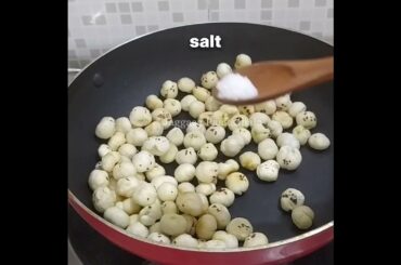 5 mins Healthy Snack Makhana Recipe Short || Makhana Snack Recipe Short