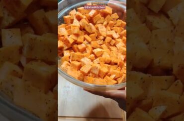 Sweet Potato Air Fryer Recipe for a Healthy Snack! #shorts
