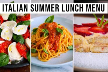 Delicious Italian Recipes For A Perfect Italian Summer Lunch!