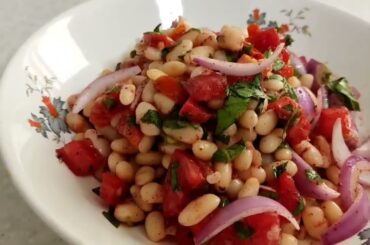 Healthy White Bean salad recipe |  The most healty salad for dinner | How to make a White Bean Salad