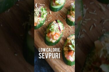 Healthy snack recipes | famous street food in a healthy way | Chalo sevpuri banate hai #youtubeshort