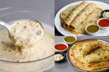 I Combined Egg & Flour, Make This Delicious Liquid Dough Egg Paratha | No Knead, No Dough Paratha