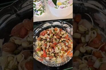 Protein salad recipe | Easy protein salad #protein #salad #peanuts #sprouts #healthy #shorts
