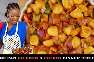 Learn How To Make This ONE PAN POTATO & CHICKEN DINNER RECIPE - Zeelicious Foods