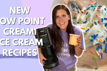 NEW NINJA CREAMI LOW POINT HEALTHY ICE CREAM RECIPES | I Have A New Favorite Creami Recipe!