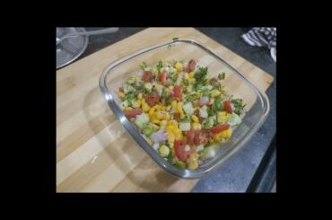 corn chat #food #recipe #healthy salad