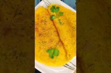 Besan chilla recipe for weight loss l high protein breakfast #shorts #breakfast  #weightlossfood