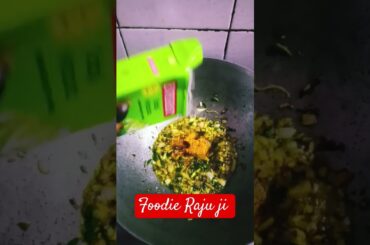 palak# with potato vegetable# cooking # recipe @ foodie Raju ji