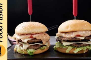 Beef Smash Burger Recipe By Food Fusion
