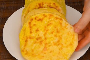 No Oven! Potato Flat Bread Soft And Fluffy! Quick and HEALTHY recipe!