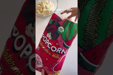 2 ingredient popcorn balls #shorts