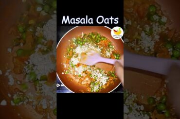 Masala Oats Recipe For Weight Loss | Healthy and Tasty #shorts #foodshorts #youtubeshorts #short