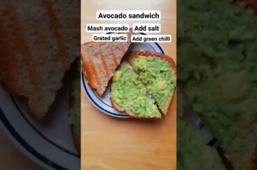 #avocadosandwich #sandwich #avocadotoast #healthybreakfast #shorts