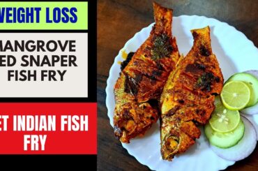 Healthy Fish Recipe for Weight Loss |Fish Fry Without Oil |  Indian Style | Grill Pan Fish Recipe