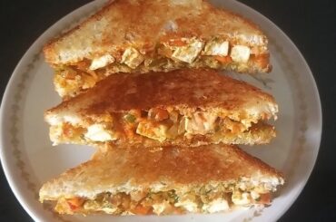 Paneer Sandwich#healthy,tasty & easy veg paneer sandwich recipe in tawa