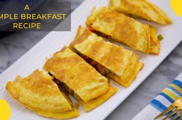 A SIMPLE BREAKFAST RECIPE EVERYONE WILL LOVE! - VEGETABLE OMELETTE - ZEELICIOUS FOODS