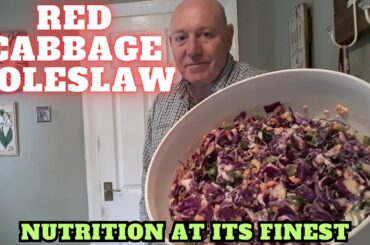 Amazing Red Cabbage Coleslaw [ How To Cook At Home] [ Easy Food Recipes ]