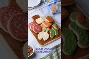Cute and easy sugar cookie charcuterie board #shorts