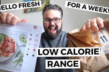 I tried Hello Fresh's LOW CALORIE range for a week!