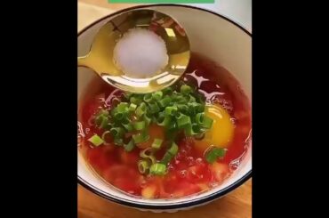 Healthy Snacks Made from Eggs and Tomatoes, Very Simple and Easy