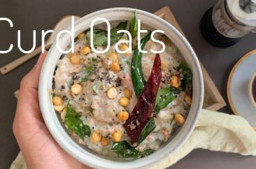 Curd Oats | Weight Loss Recipe l Healthy Oats and Chia Seeds @Cake and Curry