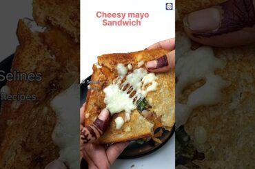5 mins Bread Snacks | Cheesy mayo Sandwich | Quick Evening Snacks | Selines Recipes |