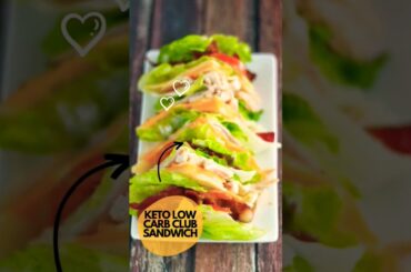 Top 3 Low Carb Sandwich Recipes For weight loss in 2023 #weightloss #recipe #keto #viral #shorts