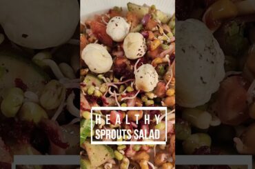 Sprouts Salad: The perfect pick-me-up for a healthy lifestyle! #shorts #youtubeshorts #shortsvideo