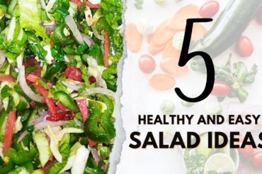 5 Healthy Salad Recipes | Green Salad for Weight Loss | Easy and Delicious Salad Ideas by Tadka.pk