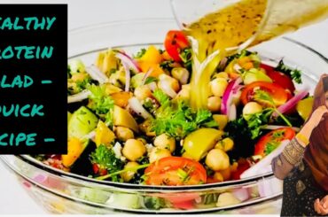 Protein Salad Recipe | Tasty Salad For Weight Loss | Easy Salad For Parties by Sajooskitchen