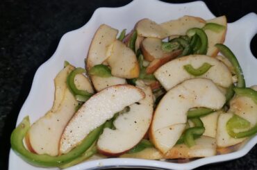 Apple Capsicum with Honey Sauce by B&B Cuisine | Healthy Quick Salad Recipe |