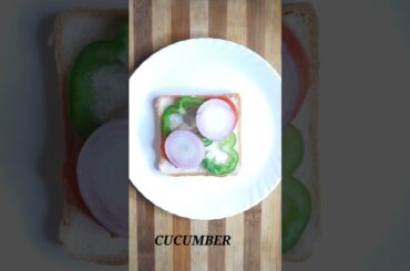 Veg Sandwich Recipe | Easy Vegetable Sandwich | kids lunch box recipe | Quick Recipe | Girly kitchen