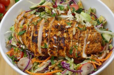Grilled Chicken Salad,Healthy Salad Recipe (weight loss Recipe)