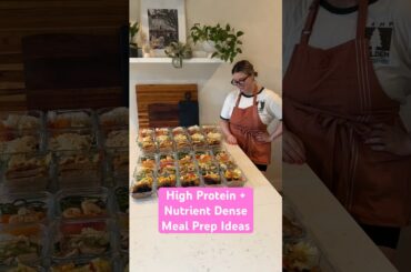 High Protein + Nutrient Dense Meal Prep Ideas #healthyrecipes #mealplanning #mealprep #howtocook