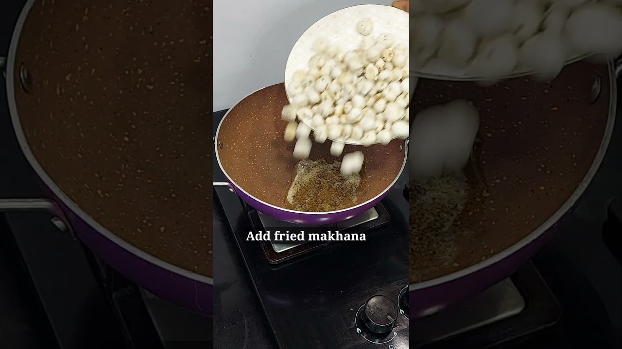 # short # Healthy evening snack recipe pool makhana with pepper twist # # short # Healthy evening snack recipe pool makhana with pepper twist #