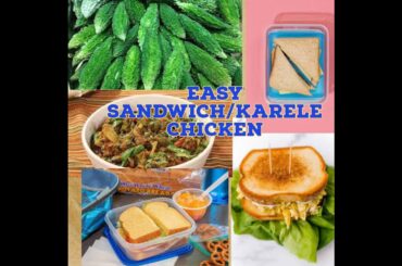 Quick Nashta Recipe/karela chicken Recipe/Easy Sandwich #recipe #recipes #sandwich #karelekisabzi