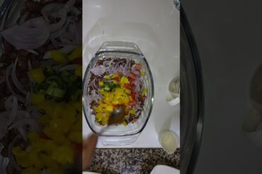 Protein Salad recipe #salad #healthy #cooking #shorts #proteinsalad #weightloss #diet #cooking