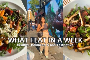 What I Eat In a Week // Healthy, Balanced & Non-Restrictive