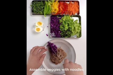 Mixed Buckwheat Noodles: Healthy and Tasty #shorts