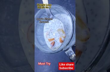 Weight Loss Recipe for Breakfast| Chia Seed Pudding #shorts #Viral