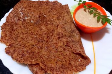 Wheat Ragi Dosa Recipe | Healthy Breakfast recipe | healthy breakfast |