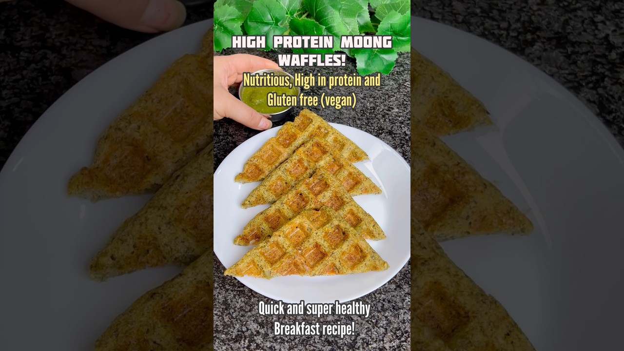 Ep:2 Healthy Weightloss Recipe| Moong Waffles| Gluten free, high protein #weightlossdiet #ytshorts Ep:2 Healthy Weightloss Recipe| Moong Waffles| Gluten free, high protein #weightlossdiet #ytshorts
