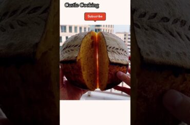 Beautiful Sourdough Pumpkin Bread #shorts