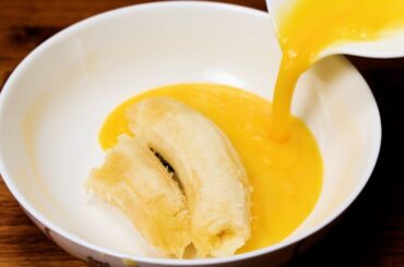 If you have 1 banana and 2 eggs, make this 5 minutes recipe for breakfast