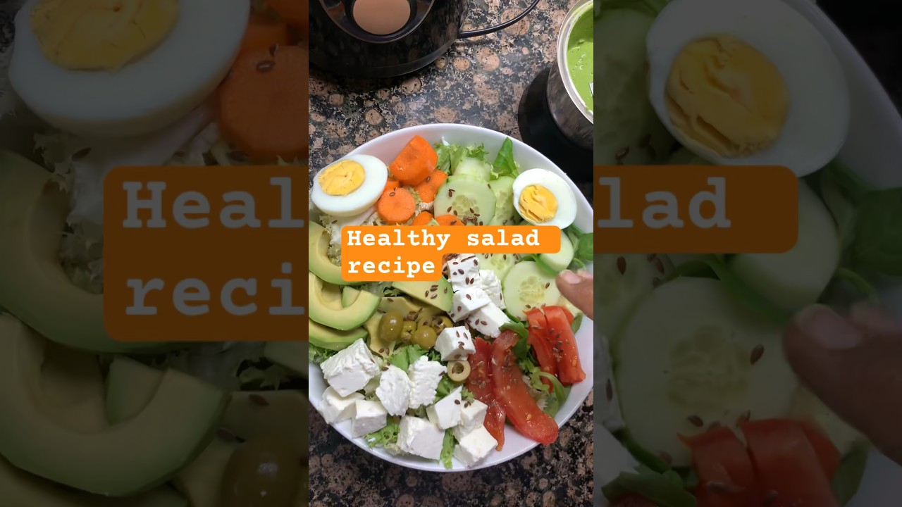 Healthy salad recipe #comidacasera #food #saladlover Healthy salad recipe #comidacasera #food #saladlover