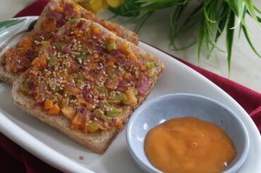 Healthy breakfast ideas | break fast recipe | 2 min breakfast | Evening Snacks | Manchurian Toast